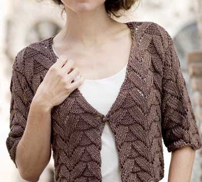 Tania, gilet court pour femme