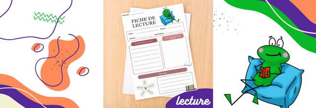 Fiche de lecture pour enfant