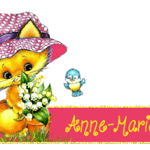 756 - Chat et oiseau - MUGUET - 1er mai