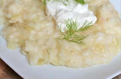 Risotto fenouil & ricotta   {Risotto al finocchio e ricotta}