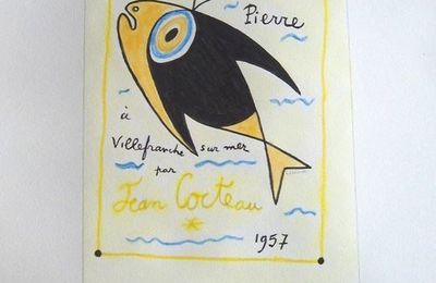 Cocteau, Villefranche, plaque ou affiche ?