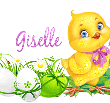 749P Mon p'tit poussin - Pâques, signature, blinkie