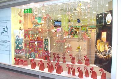 Vitrine décorée...