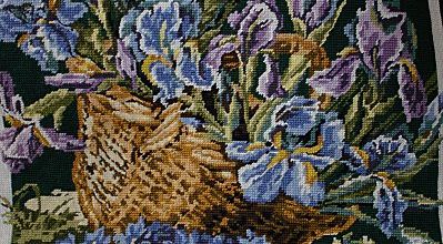 Le panier aux iris...