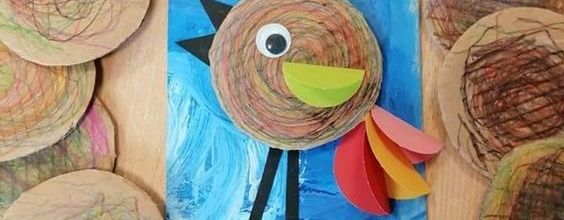 Idées arts : récup' oiseau