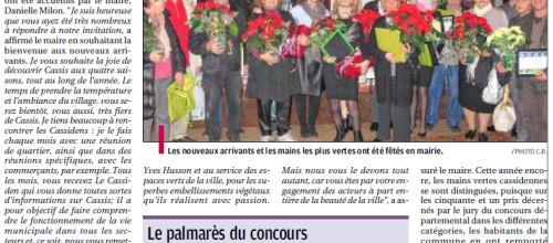 Cassis : La ville fête les mains vertes et accueille les néocassidens