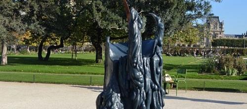 Jardin des Tuileries : FIAC 2012 - Blue Candle de Mark Handforth