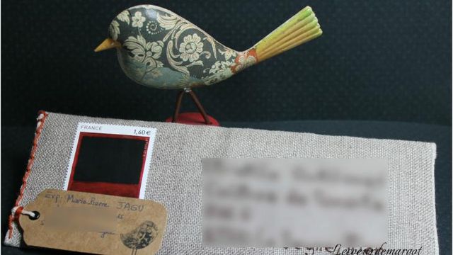 Courrier brodé : les oiseaux