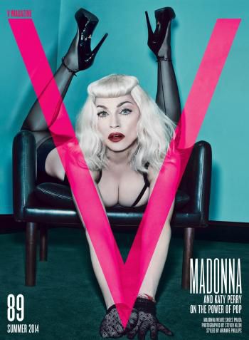 Madonna with Katy Perry by Steven Klein for V Magazine