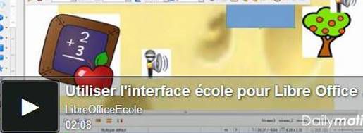 Interface école, pour Libre Office