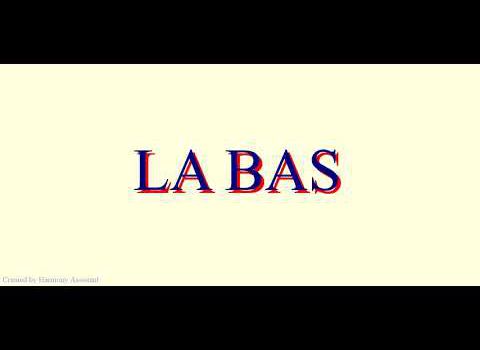 LA BAS - Jean-Jacques GOLDMAN
