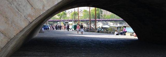 L'île de la Cité : Promenade René Capitant