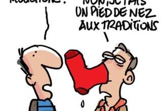 Se moucher du coude ?