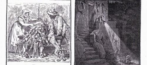Images séquentielles "Perrault, Le Petit Poucet" (ill. Gustave Doré)