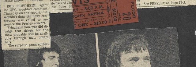 PHOTO ELVIS ARTICLE JOURNAL EPOQUE 14 AVRIL 1974 