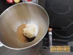 Gâteau renversé à la rhubarbe 