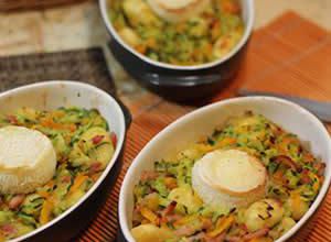 Gratin de Gnocchis aux Légumes et Chèvre
