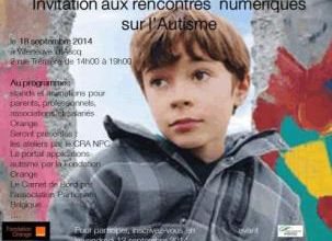 Rencontres numériques sur l'Autisme (et appel à projets de la Fondation Orange)