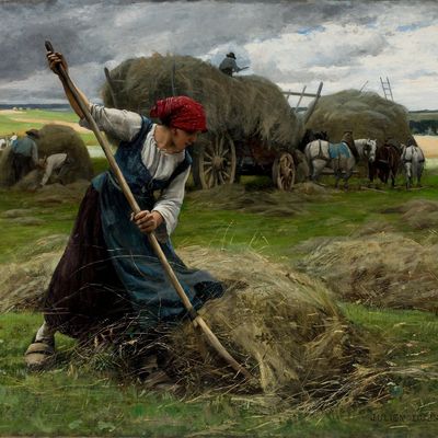 Samedi - Le tableau du samedi :"Le travail des femmes aux champs"