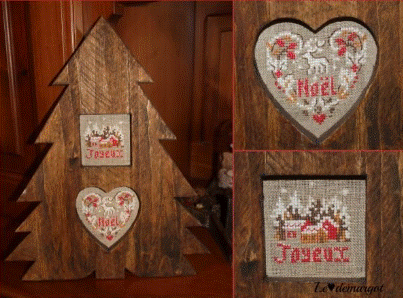 Sapin en bois pour un support de broderie