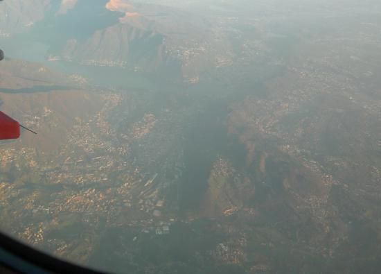 Les Alpes vues du ciel