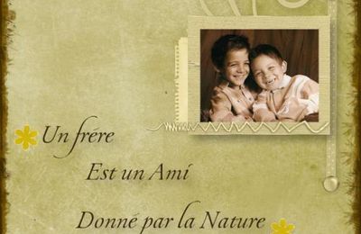 L'amitié de deux fréres
