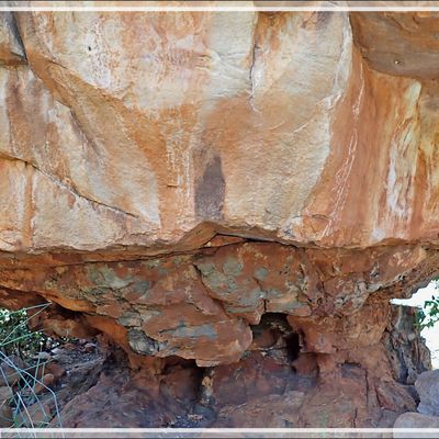 Les peintures rupestres filiformes de Gwion Gwion - Jar Island - Vansittart bay - Wunambal Gaambera - Kimberley - Australie