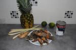Brochette de Gambas à l'Ananas et Saveurs Citronnées