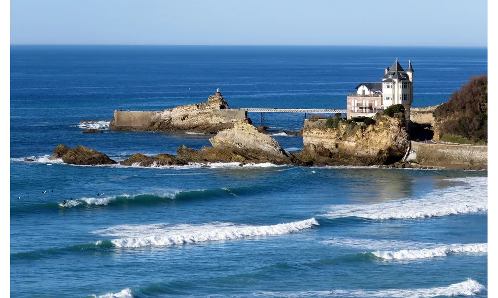 l'océan à Biarritz 