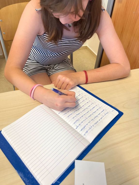 Album photo :  projet d'écriture Classe Bleue 2025
