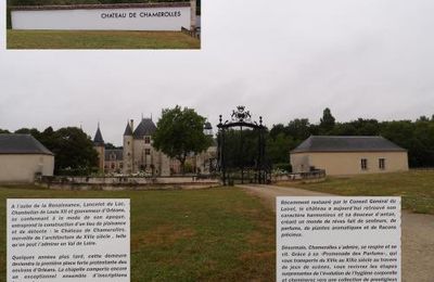 Visite du château de Chamerolles (45 Loiret), août 24