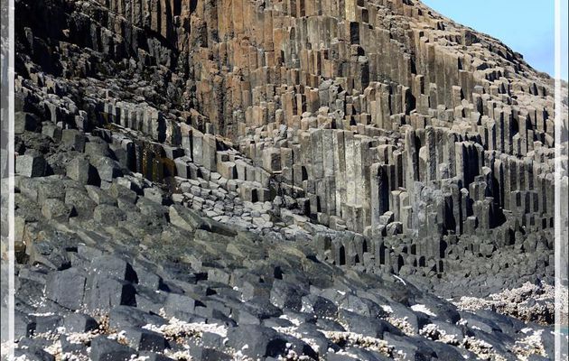 Orgues basaltiques - Grande Mitsio - Madagascar