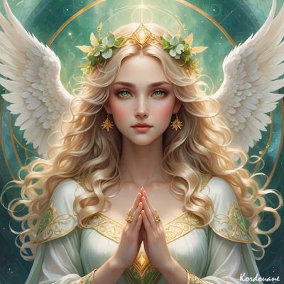 Signe du zodiaque "Vierge" avec IA