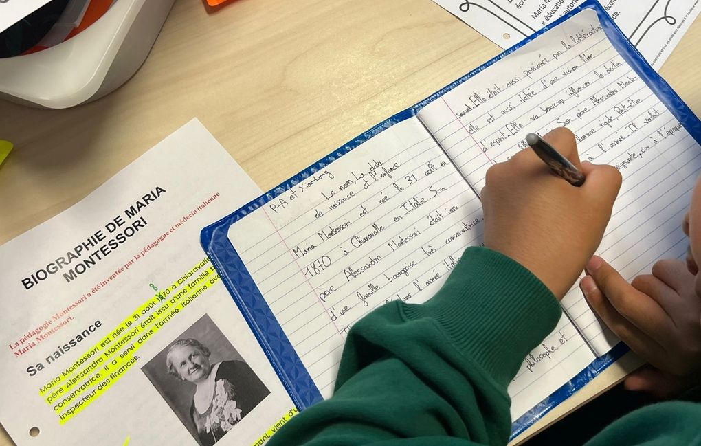 Album photo :  projet d'écriture Classe Bleue 2025