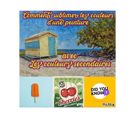 Dessin et peinture - vidéo 4443 : Comment sublimer les couleurs d'une peinture en utilisant les couleurs complémentaires ? - huile ou acrylique.