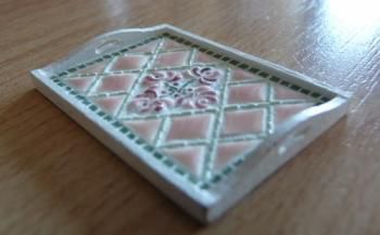 Un plateau en mosaïque