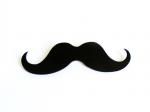 Broche/pin's moustache noire