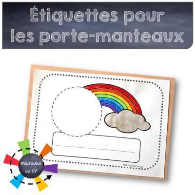 Personnalisation des porte-manteaux