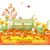 630 - Banc en automne, signature, blinkie,gif animé