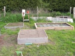 le potager avance petit à petit....