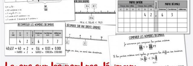 Leçons sur les nombres décimaux