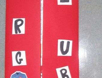 Notre premier lapbook sur le rugby