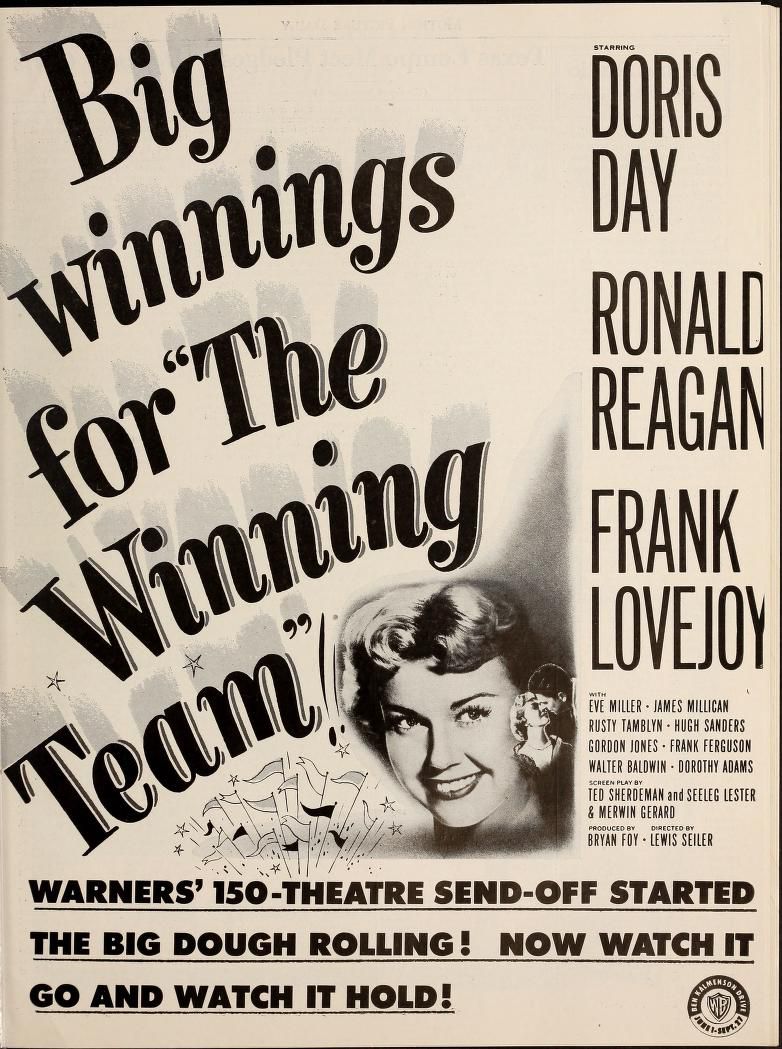 THE WINNING TEAM BOX OFFICE USA 1952