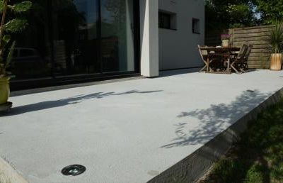 La dalle et le béton
