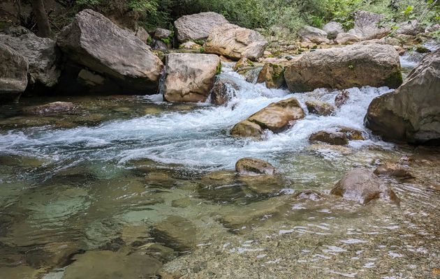 ma randonnée dans les gorges du Loup