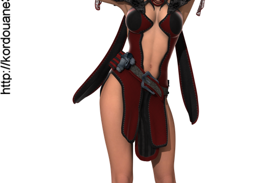 Tube geisha moderne (render-image)