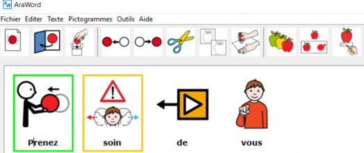 Arasaac annonce une nouvelle version du logiciel Araword