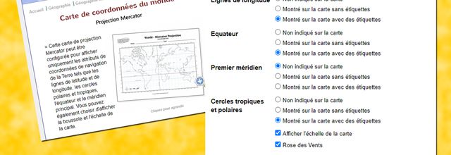 Générateur de cartes de géographie.