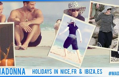 Madonna en vacances à Nice et Ibiza [19 pictures]