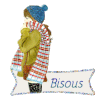 gif animé, blinkie,BISOUS,signature animee